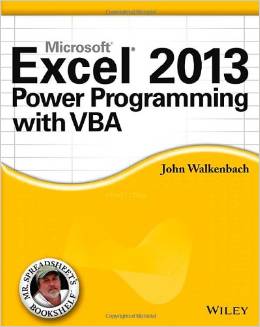 Excel 2013 Power Programming with VBA 2013