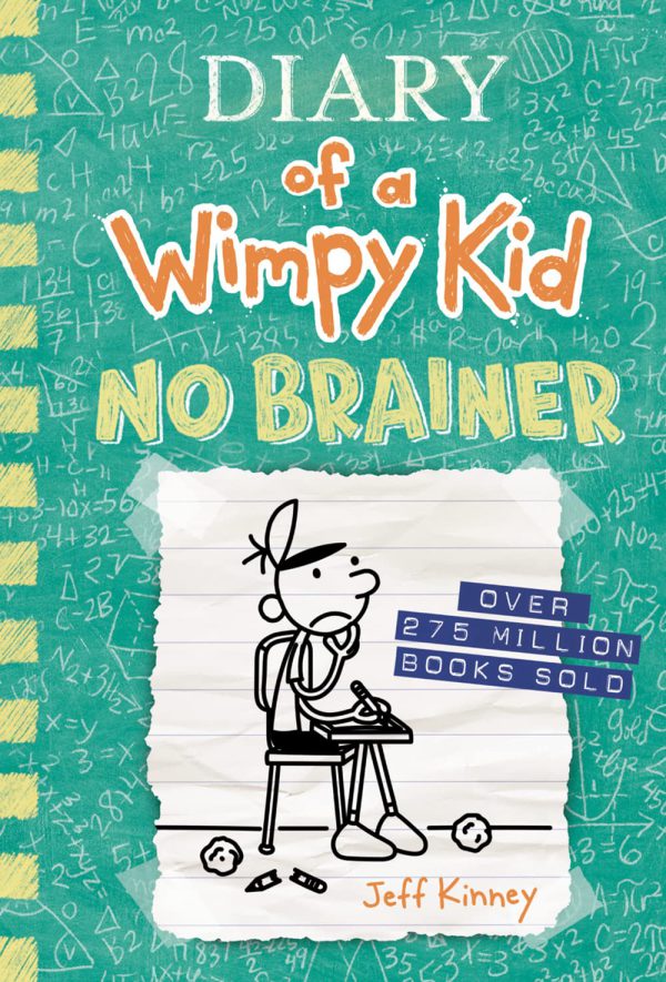 No Brainer (Diary of a Wimpy Kid Book 18)     Hardcover – October 24, 2023-گلوبایت کتاب-WWW.Globyte.ir/wordpress/