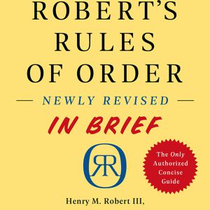 Robert's Rules of Order Newly Revised In Brief, 3rd edition     Kindle Edition-گلوبایت کتاب-WWW.Globyte.ir/wordpress/