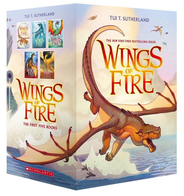 Wings of Fire Boxset, Books 1-5 (Wings of Fire)     Paperback – Box set, September 8, 2015-گلوبایت کتاب-WWW.Globyte.ir/wordpress/