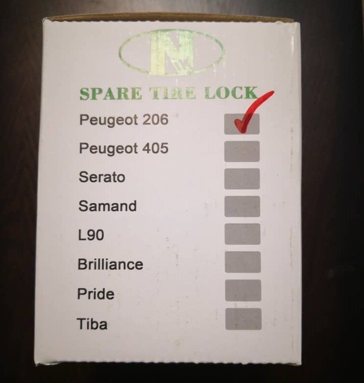 قفل زاپاس پژو 207 هاچ بک سقف شیشه ای گلوبایت www.Globyte.ir (7)