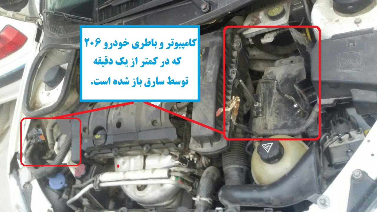 www.Globyte.ir گلوبایت خودرو پیچ ضدسرقت باتری خودو مخصوص باتری 206 صندوقدار V9 دارای پیچ بلند (11)