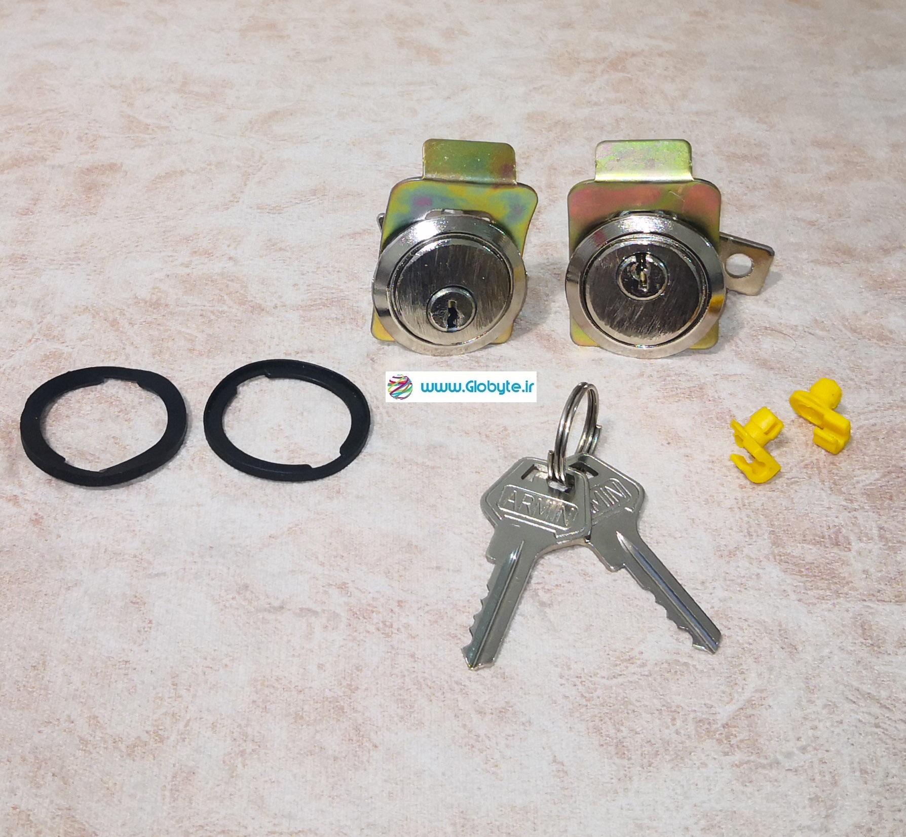 www.Globyte.ir گلوبایت خودرو قفل سوییچی ضدسرقت دو درب پراید 111(3)